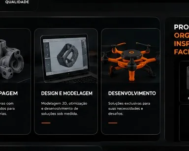 Peças funcionais impressas em 3D